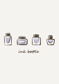 Ink bottle -purple-