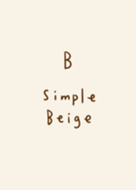 Simple beige B