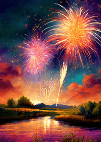 Beautiful Fireworks Theme#24