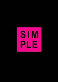 シンプルシール(ブラック ピンク)