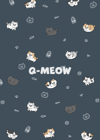 Q-meow2 - indigo