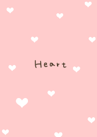 Cute pink and heart pattern.