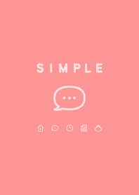 심플한 컬러 레드