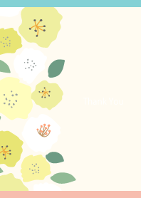 yellow flowers on P&B