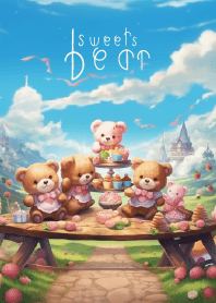 cute bear: full of sweet