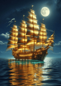 Treasure-Bearing Golden Ship