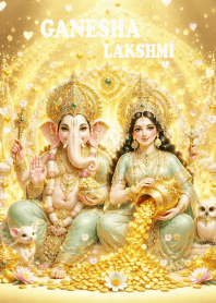 Ganesha,Lakshmi, Great Auspiciousness4JP