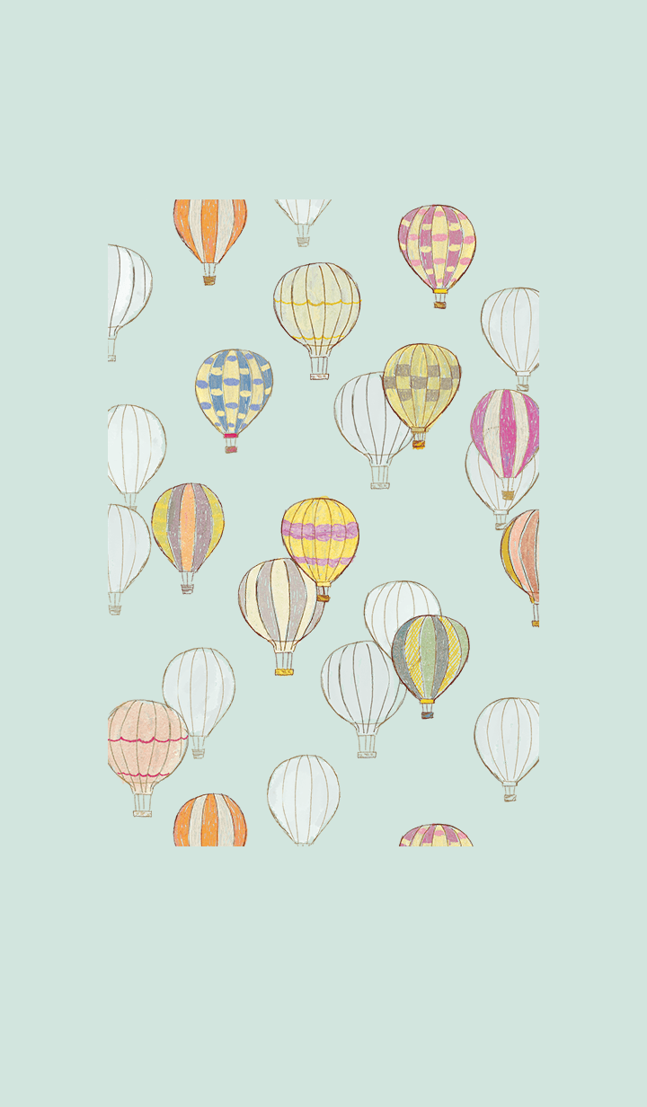 天空中的彩色气球 2