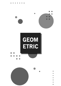 Simple Geometric White Black