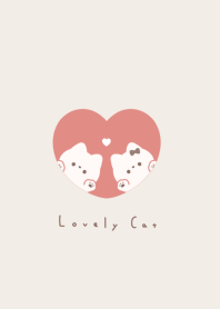 WH Cats in Heart(NL)/red BR