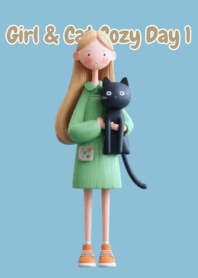 Girl & Cat Cozy Day 1