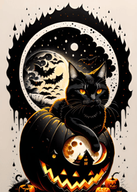 halloween cat eD9e04