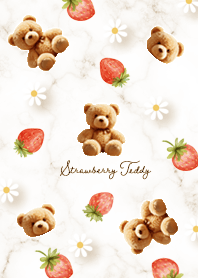 beige Strawberry Teddy 03_2