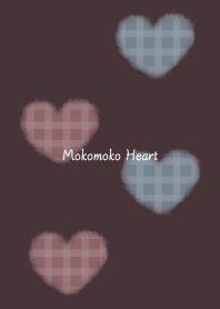 Mokomoko Heart -brown- Winter 2