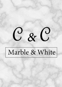 C&C-Marble&White-Initial