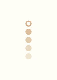 mere dots [Beige]