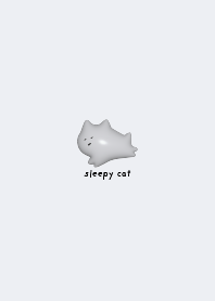 CAT white cat love cute 3D Theme sleep11