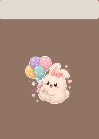 Fluffy Bunny in Brown.3w