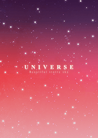 宇宙-浪漫夜空(星空)＃漸層紅色