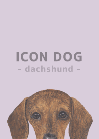 ICON DOG - dachshund - PASTEL PL/02
