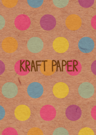 Kraft paper-Colorful dot6-joc