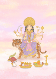 พระแม่อุมาเทวี purple