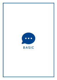Simple&Basic Denimブルー×ホワイト