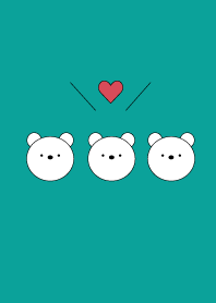 simple cute polar bears