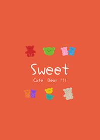 迷你小熊水果軟糖(柳橙橘色)