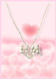 イニシャル H&M （ハート）