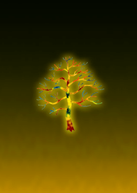 Winter tree Yellow