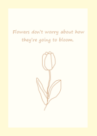 art tulip (beige yellow)