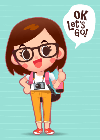 Let's go Glasses Girl