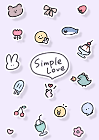 purple Fluffy simple icon12_2