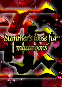 Summer's loose fur macaroons