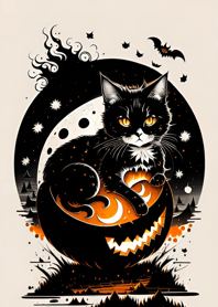 halloween cat 8e1F50