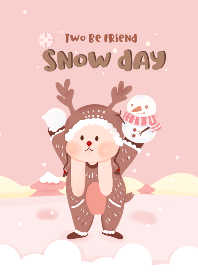 Two Be friend : Snow Day