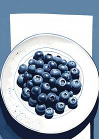 Blueberry background   728F64