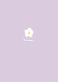 Simple Small Flower / Dull Purple