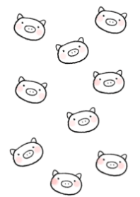 pigs (white of pair)
