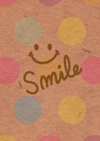 Smile -Colorful polka-dot Craft-