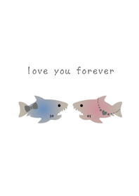 鯊魚-情侶