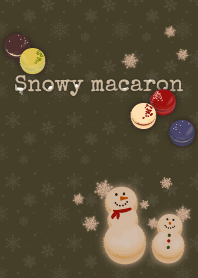 Macaron snowman + matcha [os]