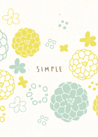 Two-color ball-like flowers14 from Japan