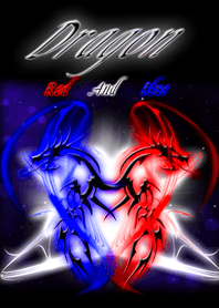 Dragon of red and blue Ver11