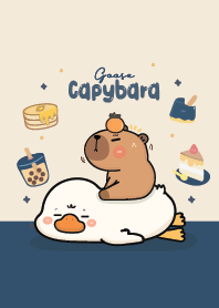 คาปิบาร่า & ห่านน่ารัก : สีน้ำเงิน