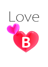 Heart Initial B
