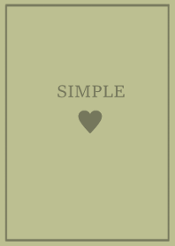 SIMPLE HEART -pistachio