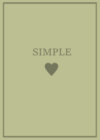 SIMPLE HEART /pistachio