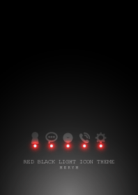 RED BLACK LIGHT ICON THEME